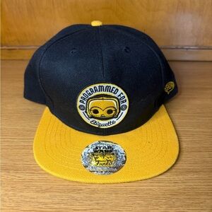 Funko Star Wars C-3PO Snapback Hat – Adjustable Cap with Stickers – Gold/Black